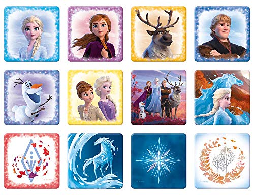 Brandsseller Juego 2 en 1 para niños, 2 puzles, 1 memoria con motivos en el estilo de Frozen 2 de Frozen.