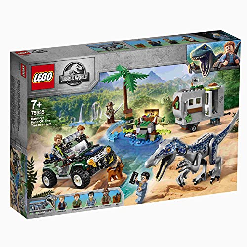 BRICKCOMPLETE Lego 75935 Baryonyx - Juego de 2 medidores de fuerza: la búsqueda del tesoro y 76941 seguimiento del Carnotaurus