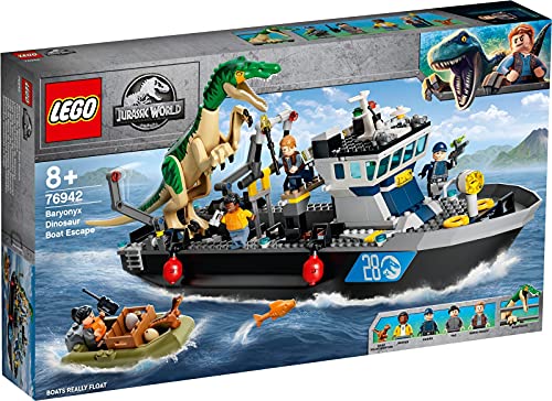 BRICKCOMPLETE Lego 76941 - Juego de 2 persecuciones de Carnotaurus y 76942 huida del Baryonyx