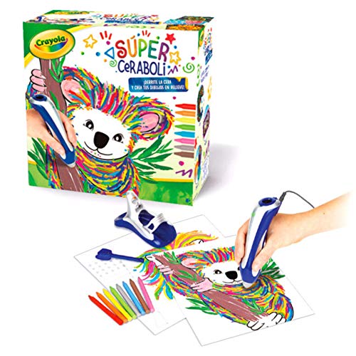 BricoLoco. Super ceraboli Crayola Koala. Calienta crayón. Juego de manualidades pintar