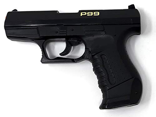 Brigamo Pistola de juguete de policía P99, para disfraz de policía