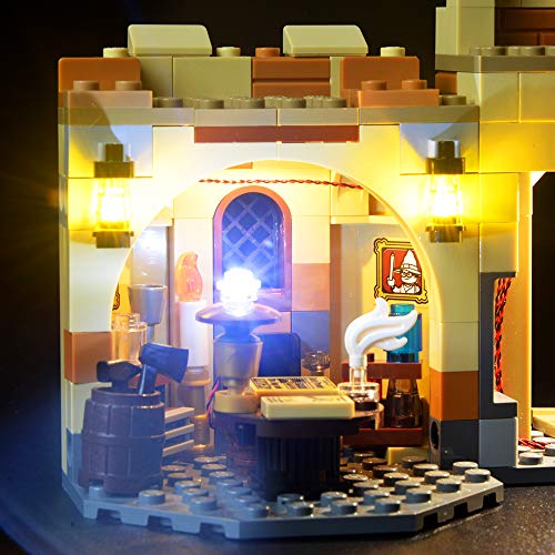 BRIKSMAX Kit de Iluminación Led para Harry Potter - Sauce Boxeador de Hogwarts-Compatible con Ladrillos de Construcción Lego Modelo 75953-Juego de Legos no Incluido