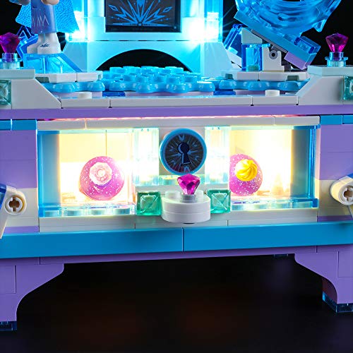 BRIKSMAX Kit de Iluminación Led para Joyero Lego Disney Frozen Elsa,Compatible con Ladrillos de Construcción Lego Modelo 41168, Juego de Legos no Incluido