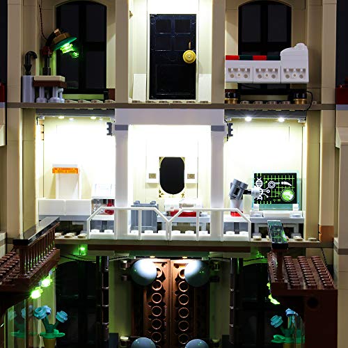 BRIKSMAX Kit de Iluminación Led para Lego Caos del Indorraptor en la Mansión Lockwood, Compatible con Ladrillos de Construcción Lego Modelo 75930, Juego de Legos no Incluido