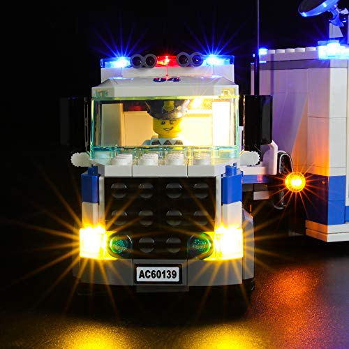 BRIKSMAX Kit de Iluminación Led para Lego City Centro de Control Móvil,Compatible con Ladrillos de Construcción Lego Modelo 60139, Juego de Legos no Incluido