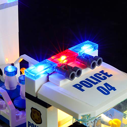 BRIKSMAX Kit de Iluminación Led para Lego City Centro de Control Móvil,Compatible con Ladrillos de Construcción Lego Modelo 60139, Juego de Legos no Incluido