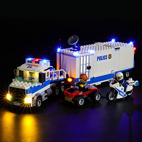 BRIKSMAX Kit de Iluminación Led para Lego City Centro de Control Móvil,Compatible con Ladrillos de Construcción Lego Modelo 60139, Juego de Legos no Incluido