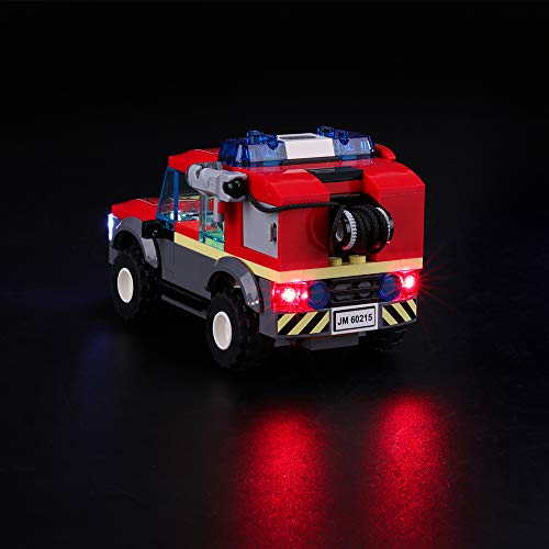 BRIKSMAX Kit de Iluminación Led para Lego City Fire Parque de Bomberos, Compatible con Ladrillos de Construcción Lego Modelo 60215, Juego de Legos no Incluido