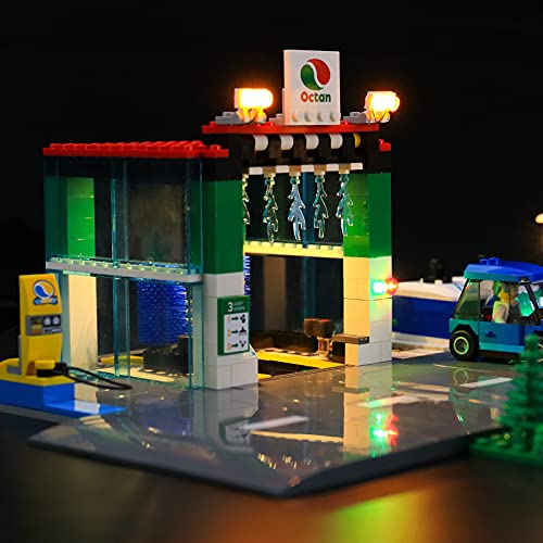 BRIKSMAX Kit de iluminación LED para Lego City Town Center - Compatible con Lego 60292 Building Blocks Model- No incluir el Conjunto de Lego