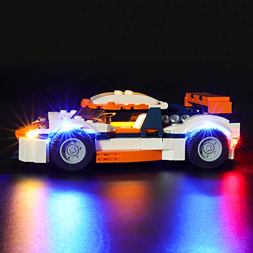 BRIKSMAX Kit de Iluminación Led para Lego Creator Deportivo de Competición Sunset,Compatible con Ladrillos de Construcción Lego Modelo 31089, Juego de Legos no Incluido