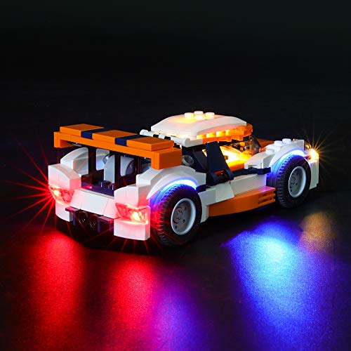 BRIKSMAX Kit de Iluminación Led para Lego Creator Deportivo de Competición Sunset,Compatible con Ladrillos de Construcción Lego Modelo 31089, Juego de Legos no Incluido