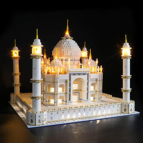 BRIKSMAX Kit de Iluminación Led para Lego Creator Expert Taj Mahal,Compatible con Ladrillos de Construcción Lego Modelo 10256, Juego de Legos no Incluido