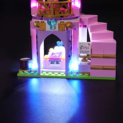 BRIKSMAX Kit de Iluminación Led para Lego Disney Princess Celebración Real de Ariel, Aurora y Tiana,Compatible con Ladrillos de Construcción Lego Modelo 41162, Juego de Legos no Incluido