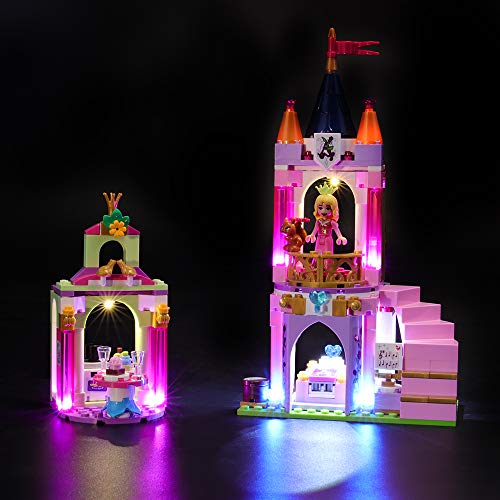 BRIKSMAX Kit de Iluminación Led para Lego Disney Princess Celebración Real de Ariel, Aurora y Tiana,Compatible con Ladrillos de Construcción Lego Modelo 41162, Juego de Legos no Incluido