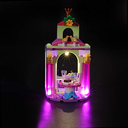 BRIKSMAX Kit de Iluminación Led para Lego Disney Princess Celebración Real de Ariel, Aurora y Tiana,Compatible con Ladrillos de Construcción Lego Modelo 41162, Juego de Legos no Incluido