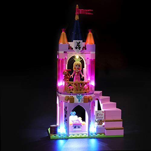 BRIKSMAX Kit de Iluminación Led para Lego Disney Princess Celebración Real de Ariel, Aurora y Tiana,Compatible con Ladrillos de Construcción Lego Modelo 41162, Juego de Legos no Incluido