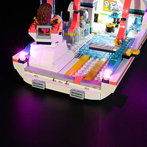 BRIKSMAX Kit de Iluminación Led para Lego Friends Barco de Rescate,Compatible con Ladrillos de Construcción Lego Modelo 41381, Juego de Legos no Incluido