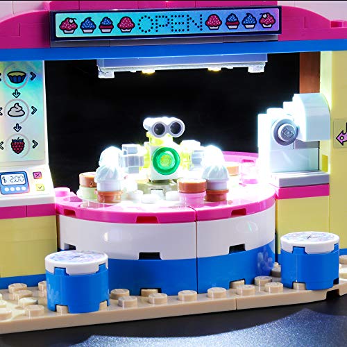 BRIKSMAX Kit de Iluminación Led para Lego Friends Cafetería Cupcake de Olivia,Compatible con Ladrillos de Construcción Lego Modelo 41366, Juego de Legos no Incluido