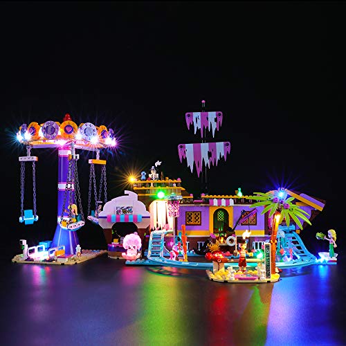 BRIKSMAX Kit de Iluminación Led para Lego Friends Muelle de la Diversión,Compatible con Ladrillos de Construcción Lego Modelo 41375, Juego de Legos no Incluido