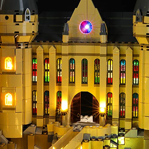 BRIKSMAX Kit de Iluminación Led para Lego Harry Potter Castillo de Hogwarts ,Compatible con Ladrillos de Construcción Lego Modelo 71043, Juego de Legos no Incluido