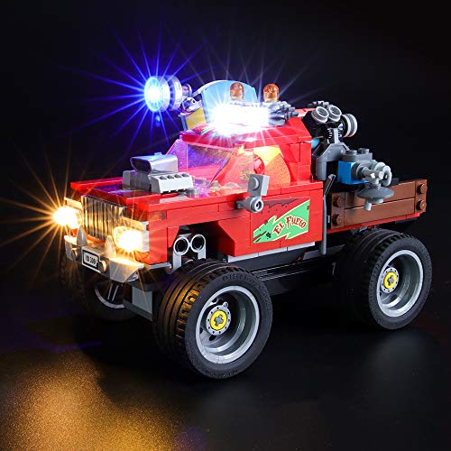 BRIKSMAX Kit de Iluminación Led para Lego Hidden Side Camión Acrobático de El Fuego,Compatible con Ladrillos de Construcción Lego Modelo 70421, Juego de Legos no Incluido