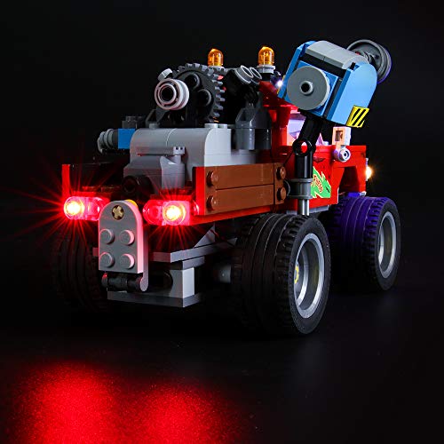 BRIKSMAX Kit de Iluminación Led para Lego Hidden Side Camión Acrobático de El Fuego,Compatible con Ladrillos de Construcción Lego Modelo 70421, Juego de Legos no Incluido