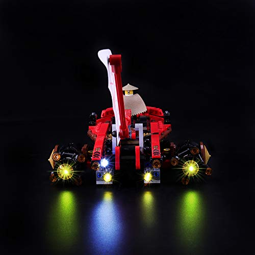 BRIKSMAX Kit de Iluminación Led para Lego Ninjago Navío de Tierra de Vehículo Todoterreno Ninja,Compatible con Ladrillos de Construcción Lego Modelo 70677, Juego de Legos no Incluido