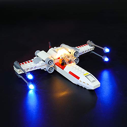 BRIKSMAX Kit de Iluminación Led para Lego Star Wars Asalto a la Trinchera del Caza Estelar ala-X,Compatible con Ladrillos de Construcción Lego Modelo 75235, Juego de Legos no Incluido