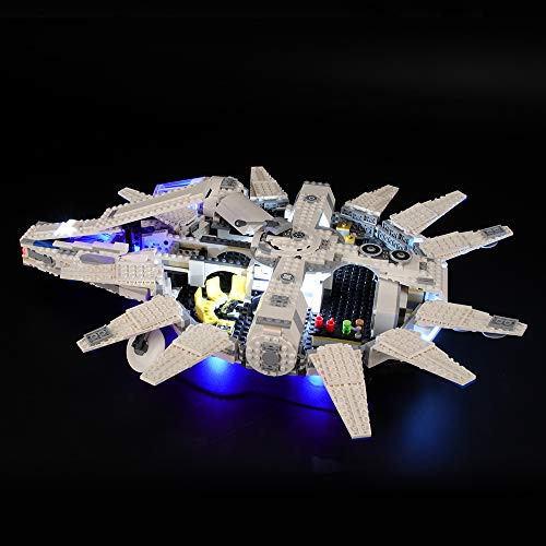 BRIKSMAX Kit de Iluminación Led para Lego Star Wars Halcón Milenario del Corredor De Kessel, Compatible con Ladrillos de Construcción Lego Modelo 75212, Juego de Legos no Incluido