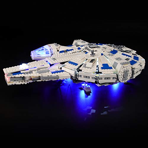 BRIKSMAX Kit de Iluminación Led para Lego Star Wars Halcón Milenario del Corredor De Kessel, Compatible con Ladrillos de Construcción Lego Modelo 75212, Juego de Legos no Incluido