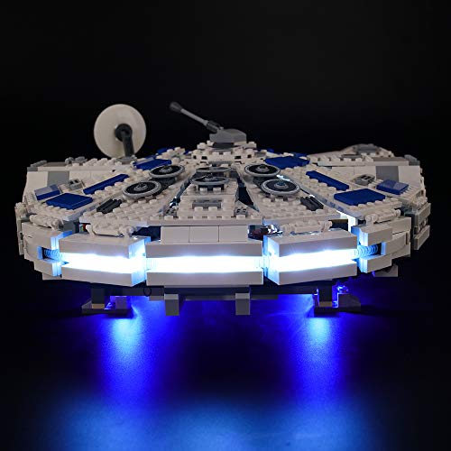 BRIKSMAX Kit de Iluminación Led para Lego Star Wars Halcón Milenario del Corredor De Kessel, Compatible con Ladrillos de Construcción Lego Modelo 75212, Juego de Legos no Incluido