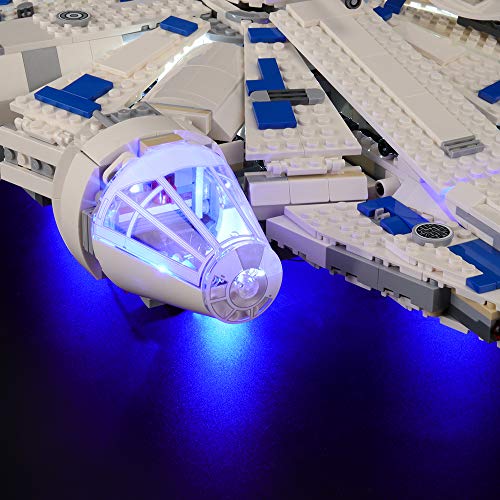 BRIKSMAX Kit de Iluminación Led para Lego Star Wars Halcón Milenario del Corredor De Kessel, Compatible con Ladrillos de Construcción Lego Modelo 75212, Juego de Legos no Incluido