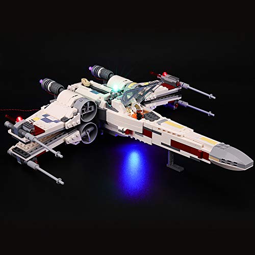 BRIKSMAX Kit de Iluminación Led para Lego Star Wars TM Caza Estelar ala-X, Compatible con Ladrillos de Construcción Lego Modelo 75218, Juego de Legos no Incluido