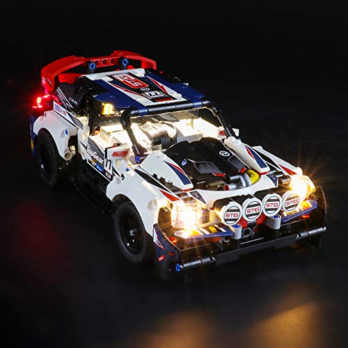 BRIKSMAX Kit de Iluminación Led para Lego Technic Coche de Rally,Compatible con Ladrillos de Construcción Lego Modelo 42109, Juego de Legos no Incluido