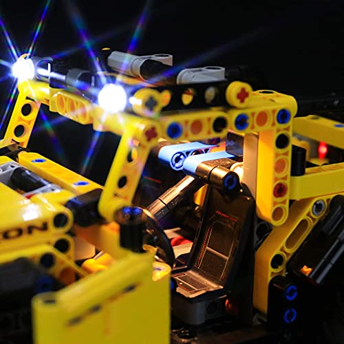 BRIKSMAX Kit de iluminación LED para Lego Technic Jeep Wrangler - Compatible con Lego 42122 Building Blocks Model- No incluir el Conjunto de Lego（Versión de Control Remoto）