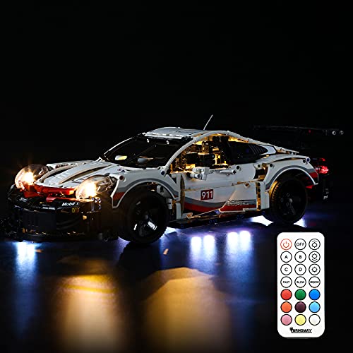 BRIKSMAX Kit de iluminación LED para Lego Technic Porsche 911 RSR - Compatible con Lego 42096 Building Blocks Model- No incluir el Conjunto de Lego