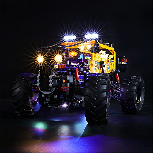 BRIKSMAX Kit de Iluminación Led para Lego Technic Todoterreno Radical 4 x 4,Compatible con Ladrillos de Construcción Lego Modelo 42099, Juego de Legos no Incluido