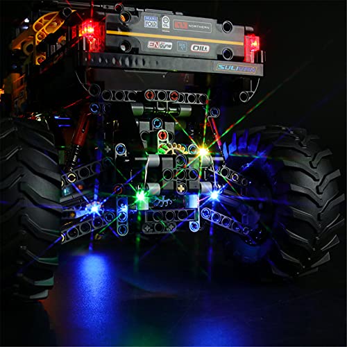 BRIKSMAX Kit de Iluminación Led para Lego Technic Todoterreno Radical 4 x 4,Compatible con Ladrillos de Construcción Lego Modelo 42099, Juego de Legos no Incluido