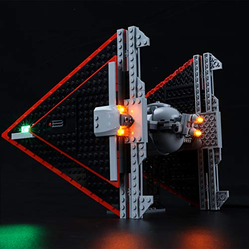 BRIKSMAX Kit de iluminación LED paraStar WarsSith Tie Fighter - Compatible con Lego 75272 Building Blocks Model- No incluir el Conjunto de Lego