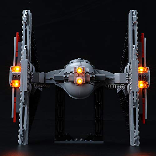 BRIKSMAX Kit de iluminación LED paraStar WarsSith Tie Fighter - Compatible con Lego 75272 Building Blocks Model- No incluir el Conjunto de Lego