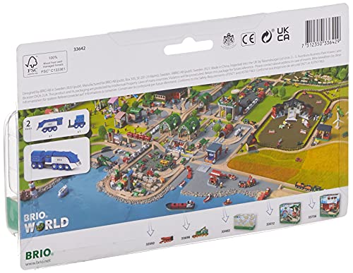 BRIO- Blauer Dampfzug Trenes, construcción, Multicolor (33642)