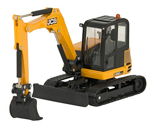 Britains - Excavadora Midi JCB, Color Amarillo y Negro (Tomy 43013)