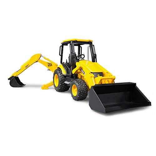 Bruder-02427 JCB Excavadora de Juguete, Color Negro, Amarillo (2427)