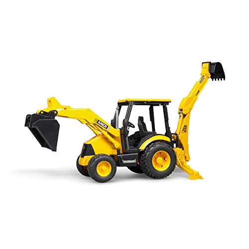 Bruder-02427 JCB Excavadora de Juguete, Color Negro, Amarillo (2427)