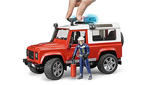 Bruder 2596 Land Rover Defender SW - vehículo de Bomberos