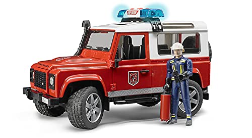 Bruder 2596 Land Rover Defender SW - vehículo de Bomberos