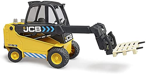 Bruder JCB 02512 - Teletruck con Puerta de Apertura con Pala Frontal basculante y Brazo telescópico Ajustable