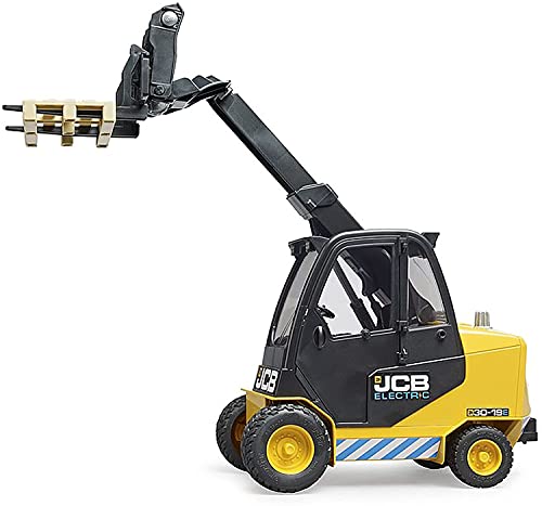 Bruder JCB 02512 - Teletruck con Puerta de Apertura con Pala Frontal basculante y Brazo telescópico Ajustable