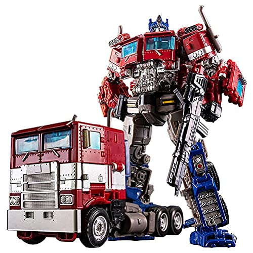 BSTCAR Optimus Prime Transformer Figur Transformador Coche Robot Deformado Coche Robot Transformers Juguetes Regalo para Niños Niños