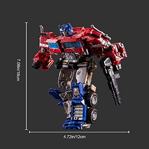 BSTCAR Optimus Prime Transformer Figur Transformador Coche Robot Deformado Coche Robot Transformers Juguetes Regalo para Niños Niños